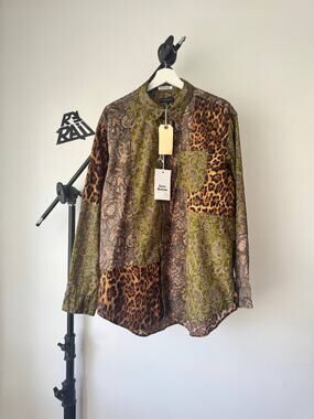 NWT Engineered Garments Paisley Shirt Patchwork Colorblock